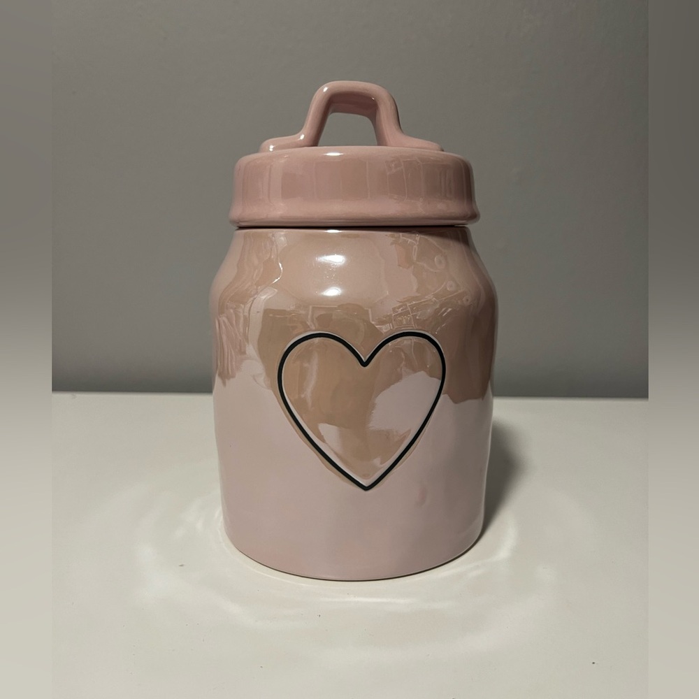 Rae dunn Valentines pink Canister